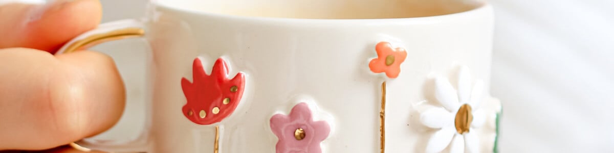 çok satan kupalar el yapımı Jalo Ceramic