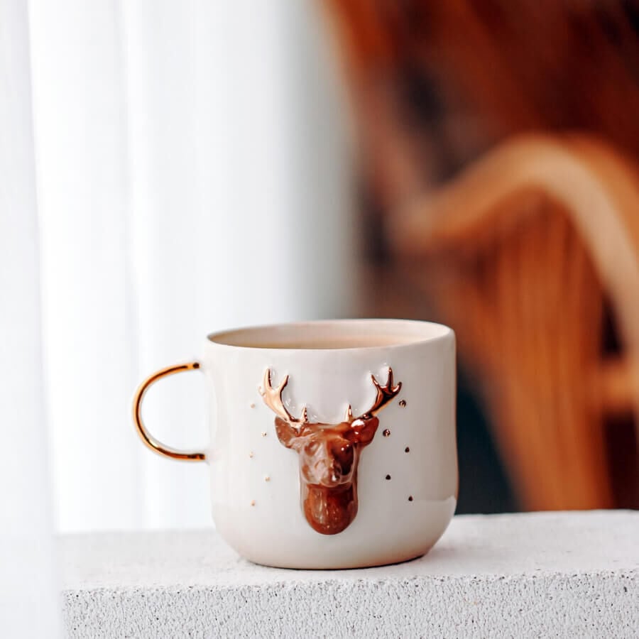 Geyikli Kupa - Deer Mug