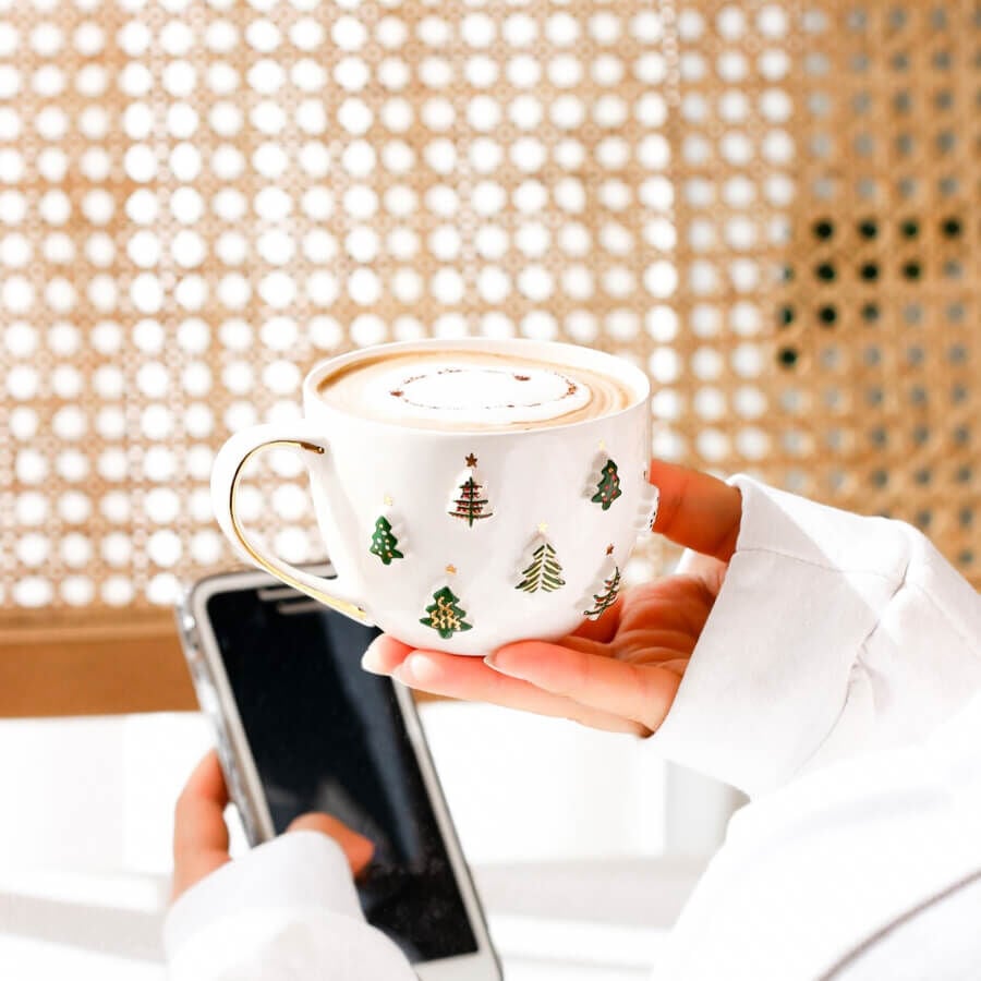 Çam Ağaçlı Kupa - Çam Küre Mug