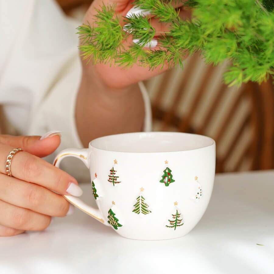 Çam Ağaçlı Kupa - Çam Küre Mug