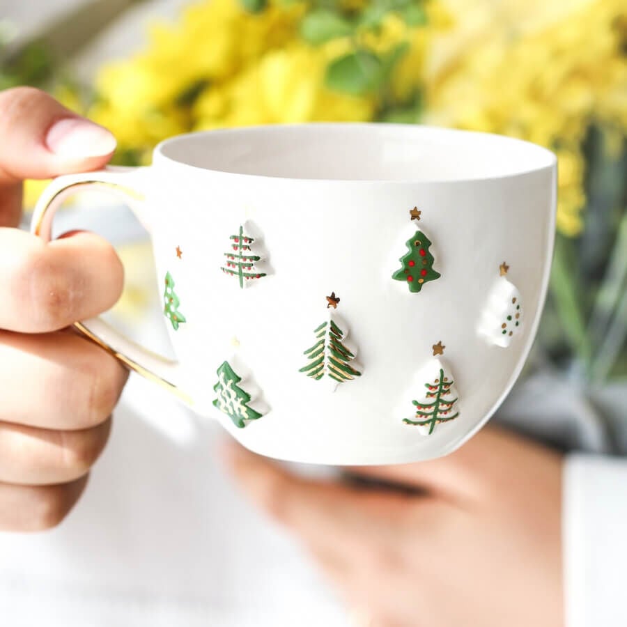 Çam Ağaçlı Kupa - Çam Küre Mug