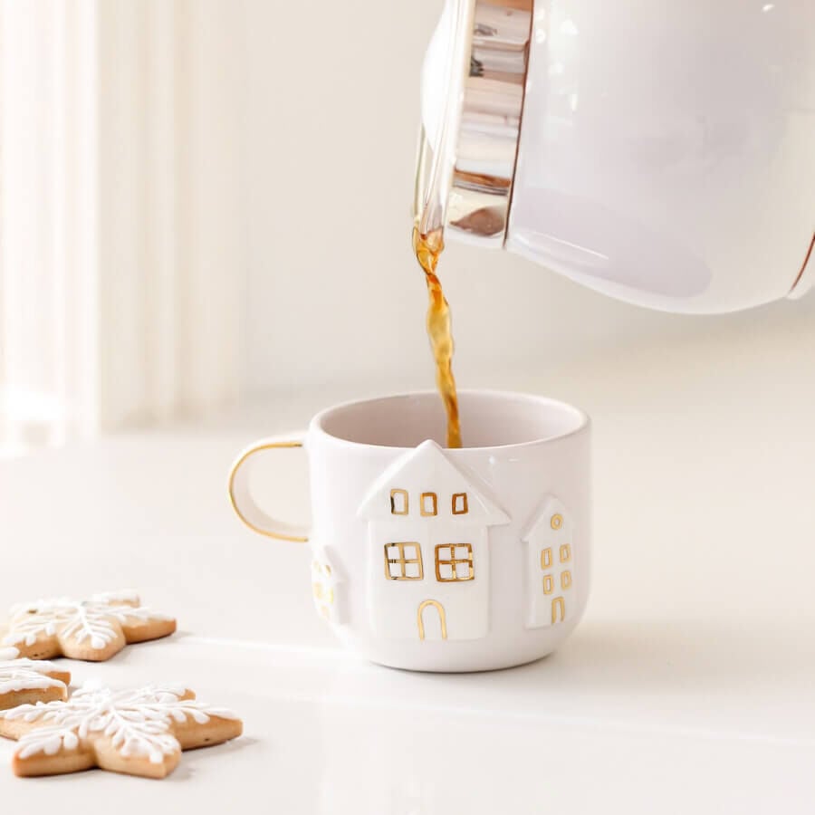 Yılbaşı Evi Temalı Kupa - White House Mug