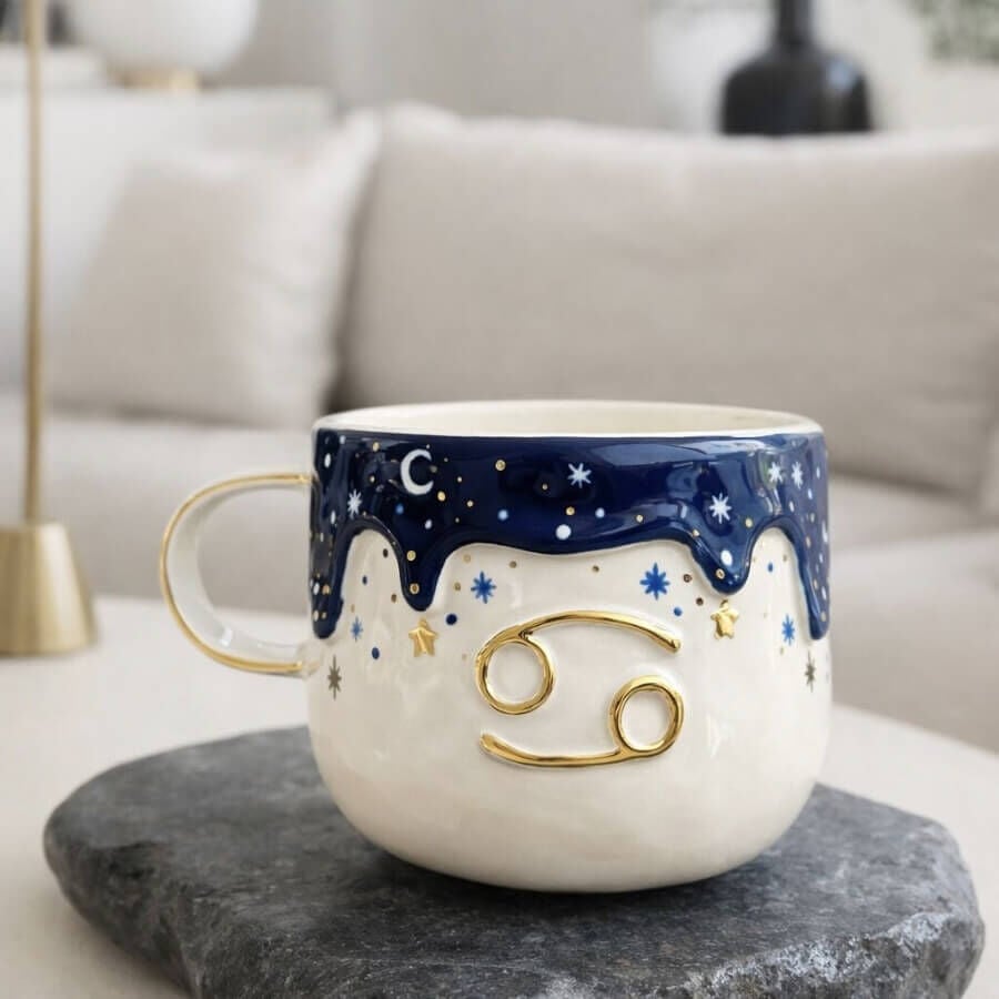 Burç Kupası, El Yapımı Burçlu Kupa, Mug Yengeç Burç Kupası (21 Haziran – 22 Temmuz)
