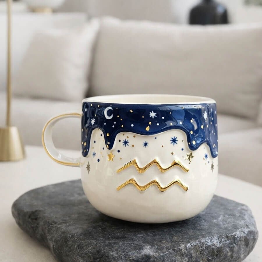 Burç Kupası, El Yapımı Burçlu Kupa, Mug Kova Burç Kupası (20 Ocak – 18 Şubat)